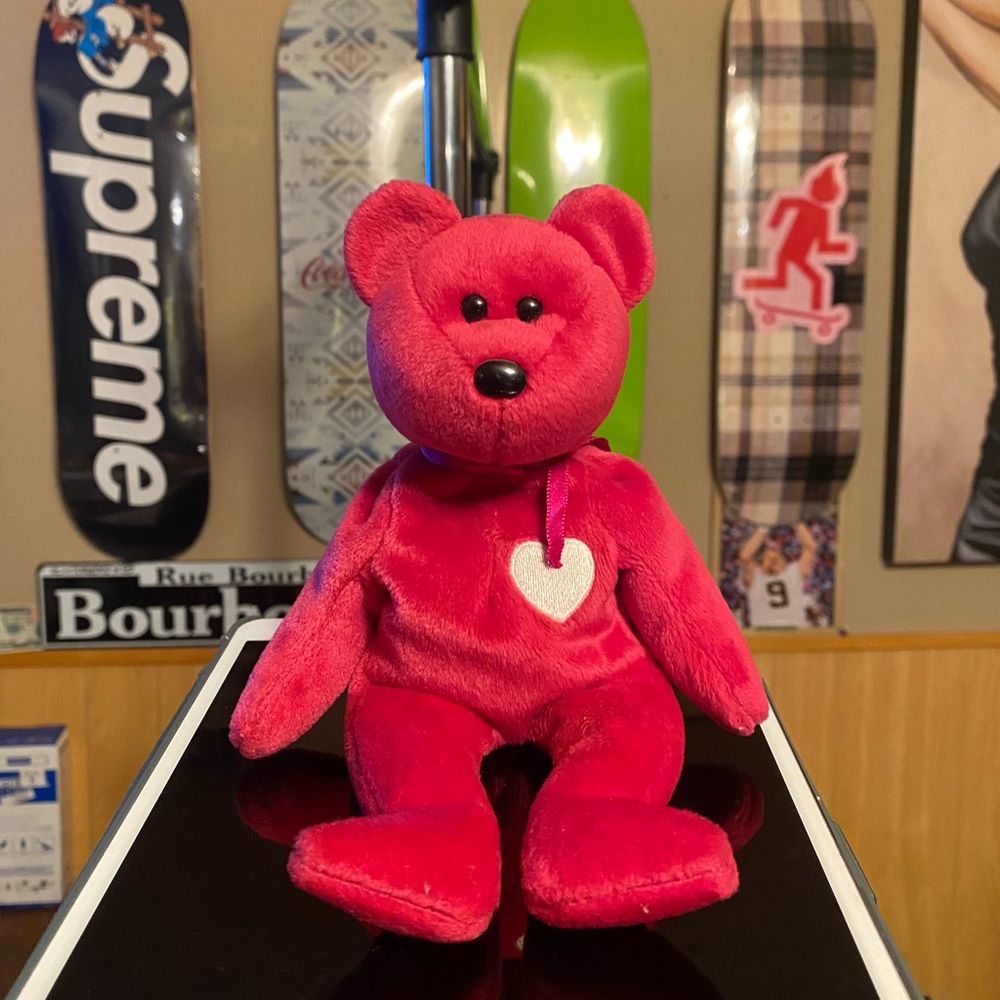 1999 rare Valentina the bear beanie baby